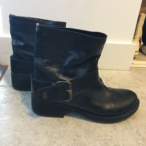 Italian leather boots